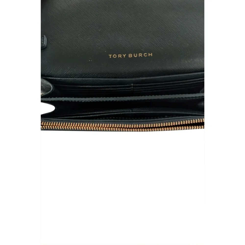 Tory Burch - Dark Green Saffiano Leather Crossbody